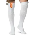 German Wear Trachtensocken GW250 Trachtenstrümpfe Trachtensocken overknee Strümpfe 70cm lang weiß 41-43