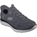 Skechers Slip Ins Slipper Grau in Gr. 48.5 - Grau - 48,5