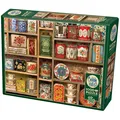 Puzzle 1000 Stücke Cobble Hill Vintage Tins 40054 Qualität USA Random Cut