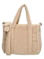 Beagles Henkeltasche in Beige - (B)27 x (H)22 x (T)10 cm, Damen