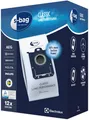 AEG E201SM s-bag Staubsaugerbeutel Classic Long Performance weiß 12 Stück