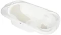 Baby Bagno Badewanne: Ergonomisch & Sicher für Babys von 0-12 Monaten – Mit 2 Sitzpositionen, Abfluss & Rutschschutz – Phthalatfrei