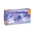 ARNOMED Nitril Ocean Blue Einmalhandschuhe, puderfrei, blau 381-L , 1 Packung = 100 Stück, Größe L