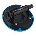 Relaxdays Vakuum Saugheber, Transport von Scheiben, Fliesen & Platten, Glasheber bis 120 kg, Saughalter, schwarz-blau