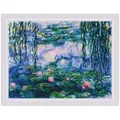 Riolis Kreativset Riolis Kreuzstich Set "Seerosen nach C. Monet", Zählmuster, 40x30cm, (embroidery kit by Marussia)