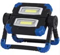 REALPOWER AL-220 LED Arbeitsleuchte Batteriebetrieben blau/ schwarz Wie Neu