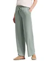Street One High Waist Wide Leg Hose im Casual Fit Dark Mint Green 42