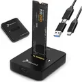 Adapter SSD M.2 NVMe SATA Laufwerksschacht USB-C 3.2