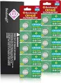 CR1620 3V Lithium Knopfzelle Betterie CR 1620 Batterien 10 Stück [5 Jahren Garantie] (CR1620-2-10)