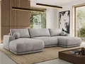 MKS MÖBEL Ecksofa RINA U, Set, Sofa mit Schlaffunktion und Bettkasten, DL-Automat, HR-Schaum, Wellenfederung, Schlaffunktion, Bettkasten