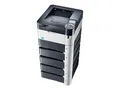 Kyocera FS-4100DN/KL3 Monolaserdrucker mit 3 Jahre KyoLife (1200x1200dpi, 2x USB 2.0) grau/anthrazit
