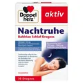 DOPPELHERZ Nachtruhe Baldrian Schlaf-Dragees 30 ST