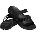 Crocs Getaway Strappy - Black Black 37-38 - Schwarz - 37-38