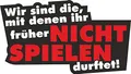 easydruck24de Sticker Wir sind die, mit denen Ihr früher Nicht Spielen durftet I kfz113 I 16 x 9 cm groß I Auto-Aufkleber Motorrad Spruch lustig cool wetterfest
