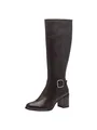 MARCO TOZZI Damen Hohe Stiefel mit Absatz Kniehoch mit Schnalle, Braun (Cafe Antic), 39 EU