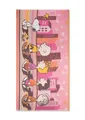 CODELLO X Peanuts luftiger Schal mit City Stroll-Print, Pink-Mehrfarbig