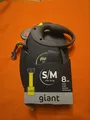 flexi Giant S/M May 25kg, Gurtleine - Schwarz/Neon, 8m, NEU 