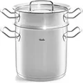 Fissler Original-Profi Collection Multistar / Edelstahl-Topf (Ø 20 cm, 6 L) hoher Spargel-Kochtopf mit Deckel, Siebeinsatz zum Dünsten und Garen ...