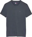 Tommy Jeans Herren T-Shirt Kurzarm Tee Rundhalsausschnitt, Blau (Dark Night Navy Htr), 3XL