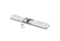 ToniTec Türbeschlag Fensterschnäpper Balkontürschnäpper Universal 98,5x17x8mm inkl. Hülse (Maße 17 x 98,5 x 8 mm, Falzluft 11 bzw 12 mm), DIN Links/Rechts