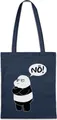 Urban Backwoods Nö Panda, Stofftasche, Farbe: Navy