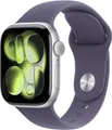 Apple Watch Series 11 (42mm)GPS Alu mit Sportarmbanf M/L (silber/nebelviolet)