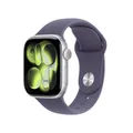 Apple Watch Series 11 Aluminium GPS 42mm Silber (Sportarmband Nebelviolett) M/L