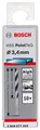 Bosch Professional 10 Stück HSS Spiralbohrer PointTeQ (für Metall, 3,4 x 39 x 70 mm, Zubehör Bohrschrauber)
