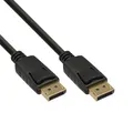 InLine DisplayPort Anschlusskabel 2m schwarz 20pol Stecker Vergoldete Kontakte