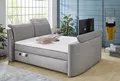 Boxspringbett JOCKENHÖFER GRUPPE "Movie Star in der Größe 180x200cm", grau (hellgrau 333, 19), B:206cm L:258cm