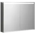 Spiegelschrank Geberit Option mit LED-Beleuchtung, 2 Türen, 900 x 700 x 150 mm - 500583001