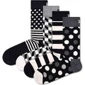HAPPY SOCKS Happy Socks 4er Pack Unisex Socken - Geschenkbox, Classics, gemischte Farben
