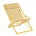 Lafuma MOBILIER - Klappbarer Schaukel-Liegestuhl - Transaswing - Batyline® Iso - Gelb Miel LFM5395_9987-5 Jahre Garantie