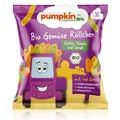 Pumpkin Organics Gemüse Röllchen - mit Kürbis, Tomate, Spinat, 20g (2er Pack)