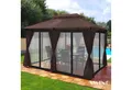 Swing&Harmonie Pavillon LED - Pavillon 3x4m Minzo Garten Pavillion, Solar Pavilion Gartenzelt Designer Pavilon