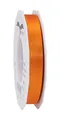 PRÄSENT C.E. Pattberg Satin orange, 25 m Satinband zum Einpacken von Geschenken, 15 mm Breite, Geschenkband zum Dekorieren & Basteln, Dekoband, Anlass