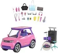 Barbie "Bühne frei für große Träume" SUV Auto inkl. Bühne und Zubehör, Spielset