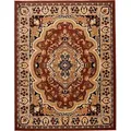 Mazovia Orientteppich Orientalisch Vintage Teppich Kurzflor Wohnzimmerteppich Braun, 250 x 350 cm, Fußbodenheizung braun 250 x 350 cm
