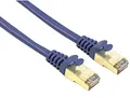 Hama Exxter Cat 5e Netzwerkkabel STP 3m blau vergoldet