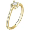 CHRIST Diamantring gelb|goldfarben 60