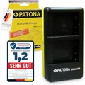 PATONA 1949 Dual Ladegerät (USB-C Micro-USB) für DMW-BLC12 BLC12E BLC12PP Akku kompatibel mit Panasonic Lumix DMC G5 G6 G7 GH2 GX8 G70 G81 G91 FZ200 FZ300 FZ330 FZ1000 FZ2000