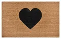 HANSE Home Fußmatte Mix Mats Kokos Heart, Türmatte, rechteckig, Höhe: 15 mm, Kokos, Schmutzfangmatte, Outdoor, Rutschfest, Innen, Kokosmatte, Flur