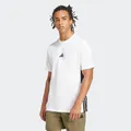 T-Shirt Herren Fitness - weiß