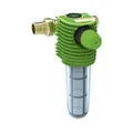 GB Feinfilter BOXER KDX DN 25 Transparente Filterglocke, Grüner Kopf