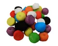 Fruchtgummi Bären & Co. Süßigkeit, Mellow Speckbälle bunter Mix Marshmallow mit Fruchtgeschmack 125g