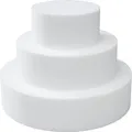 VBS Styropor-Figur Styroporform Torte, 3 Teile