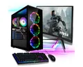 Meinpc AMD Ryzen 7 Set Gaming-PC-Komplettsystem (27,00", AMD Ryzen 7 5700G, Radeon, 32 GB RAM, 2000 GB HDD, 1000 GB SSD, Gaming, Gamer, RGB, Windows 11 Pro), Energieeffizienzklasse E (März 2021)