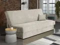 MIRJAN24 Schlafsofa Adela Mini Cord, mit Schlaffunktion und Bettkasten, Aufklappbar, Bonellfeder