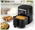 GourmetMaxx Heißluft-Fritteuse Digital 4l 1300W schwarz matt 4l 1300W Schwarz