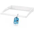 FLIPLINE® Wickeltisch Hemnes Installation in 2 min. mit Doppel-Befestigung, Wickeltischaufsatz zeitloses Design Kommode Windeln wechseln Hemnes weiß